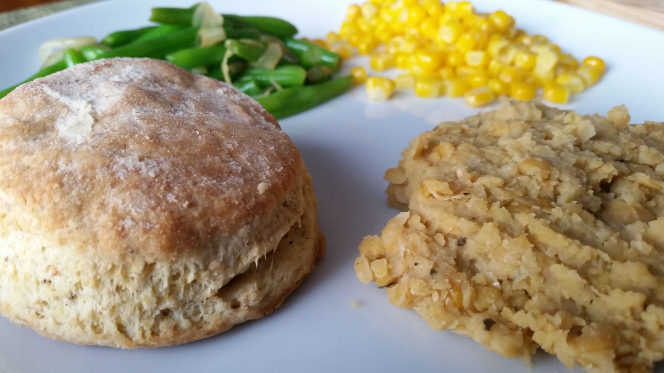 Biscuits with Mashed Chickpeas
