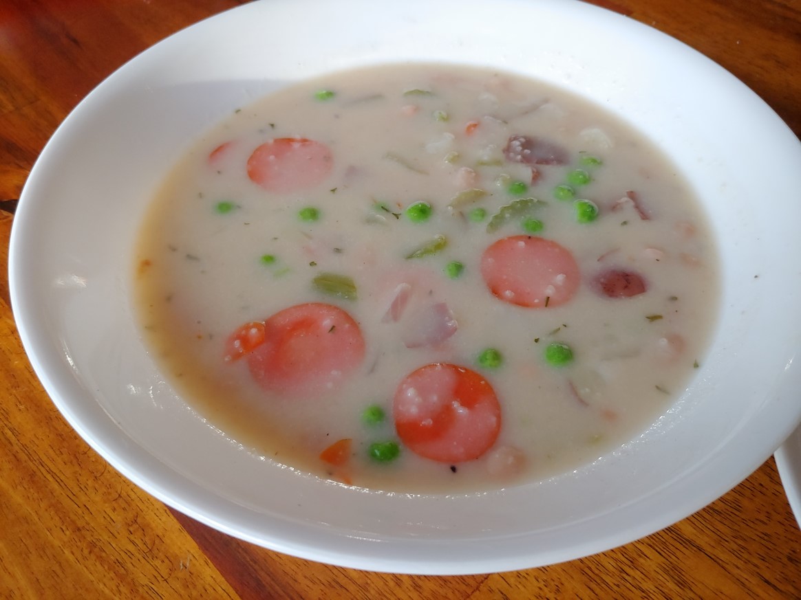 Cream of Chickenless Vegetarian Soup 1