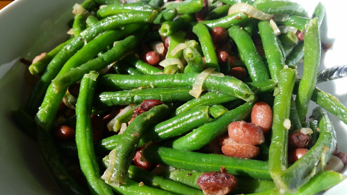 Green Beans and Red Beans with Brown Sugar
