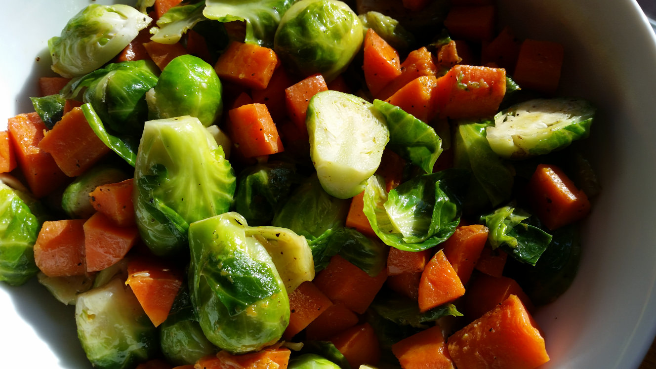 Lemon Brussels Sprouts and Carrots 2