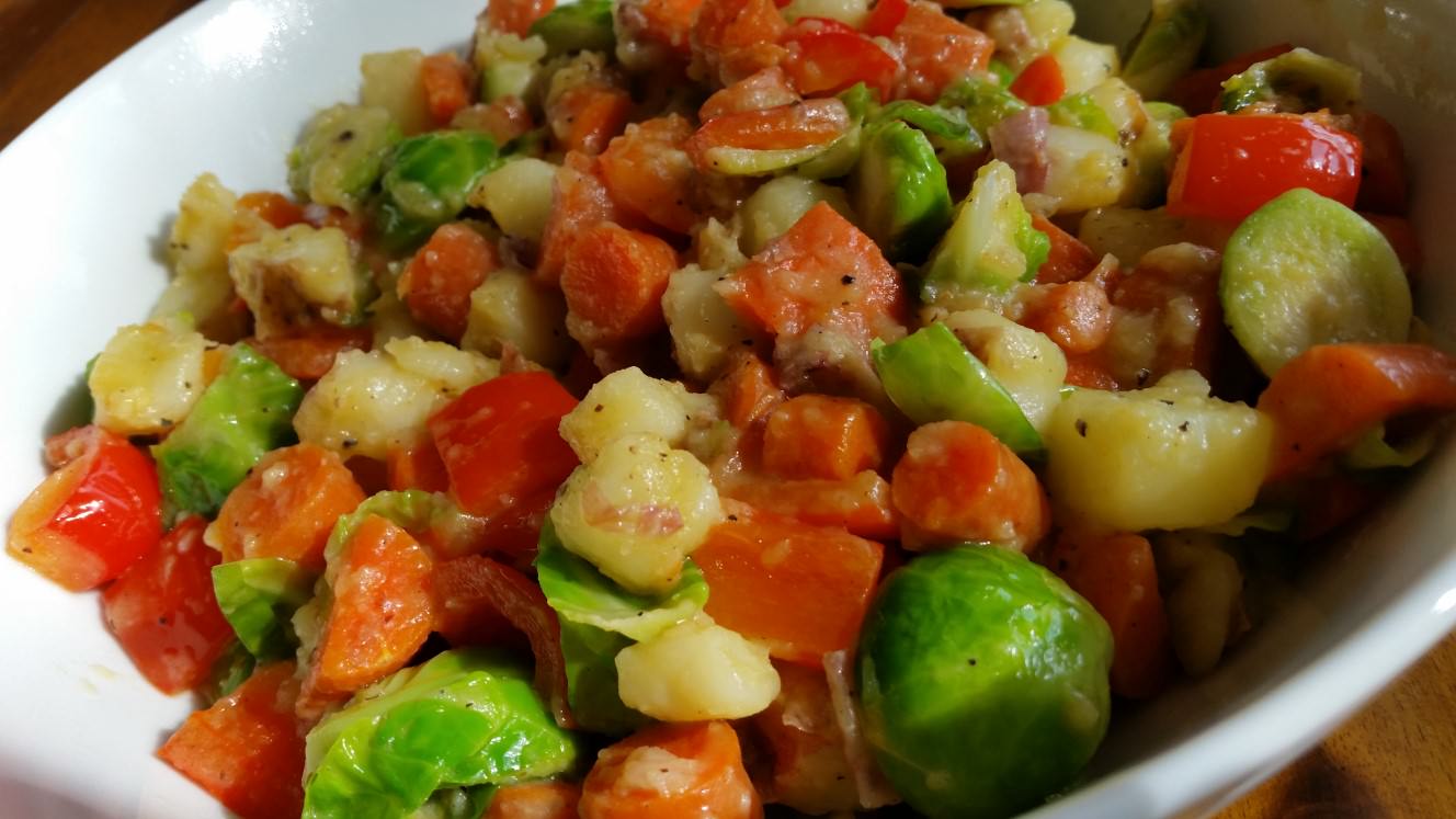 Lemon Brussels Sprouts Potato Hash (expansion) 1
