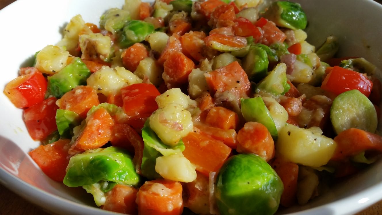 Lemon Brussels Sprouts Potato Hash (expansion) 2