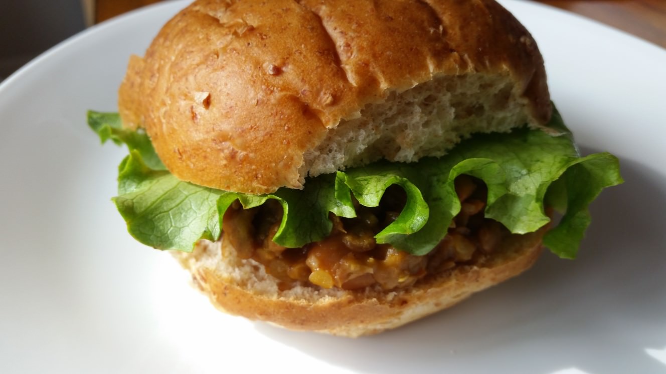 Lentil, Bean, and Rice 'Sloppy Joes'