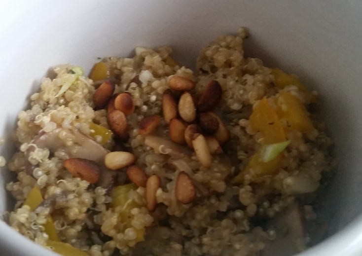 Quinoa Mushroom Pilaf 1