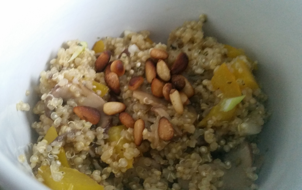 Quinoa Mushroom Pilaf 2