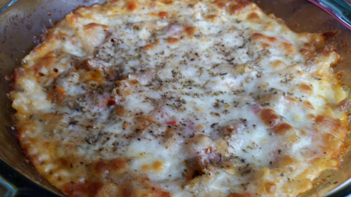Simply Seasoned Tomatoes and Pasta Casserole 1
