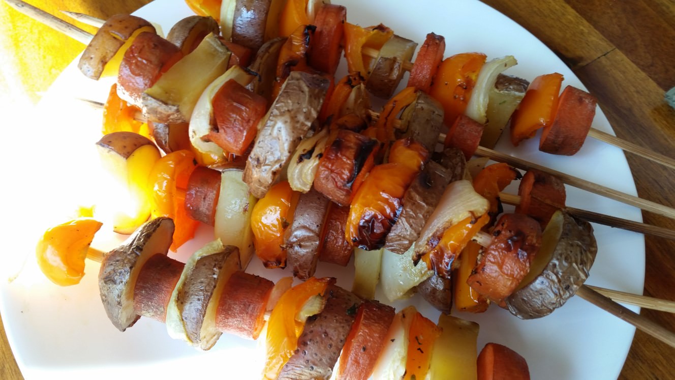 Vegetable Kabobs 1