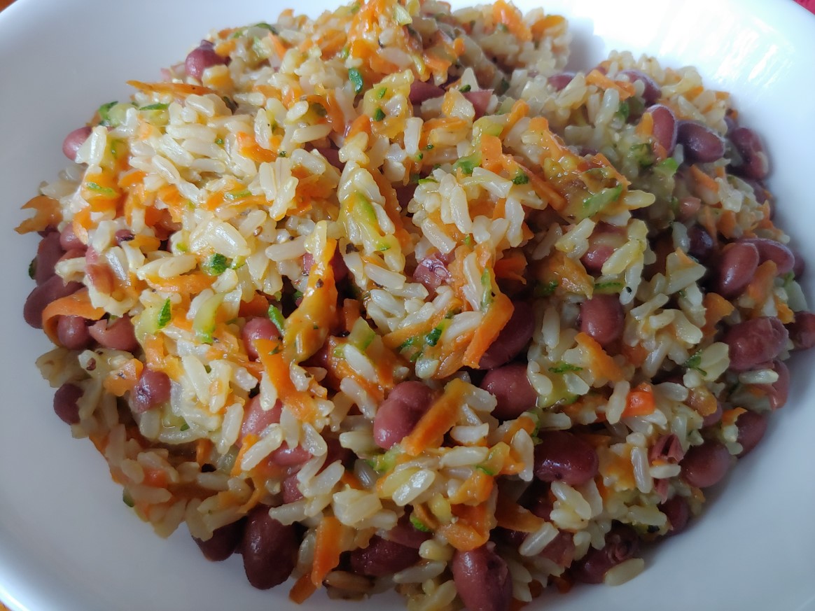 Zucchini and Carrot Rice Pilaf 1